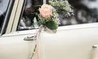 قشنگ‌ترین ماشین عروسی که در خیابان شکار شد