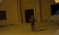 لحظه پرتاب نارنجک به داخل مسجد هنگام پخش اذان