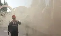 نجات ۱۰۰ مسافر در پی حریق یک هتل در مشهد