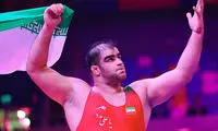 مدال طلای سنگین‌وزن بر گردن میرزازاده 
