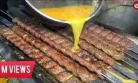 کباب کوبیده رستورانی به این شکل آماده می شود!