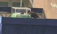 انتقال پیکر رهبر شهید انقلاب به جایگاه وداع