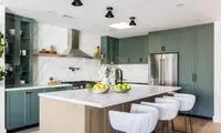 20 ایده خاص برای کابینت جزیره در آشپزخانه‌های ایرانی