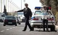 لحظه دستگیری راننده متخلف به یک روش متفاوت