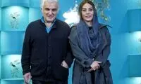 استایل سِت مهدی هاشمی با همسر دومش برای شب یلدا