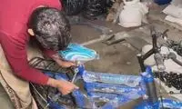 فرآیند جالب ساخت دوچرخه در کارخانه پاکستانی