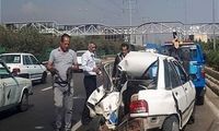 واژگونی مرگبار پراید در غرب تهران