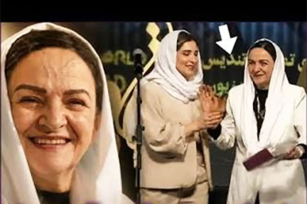 تذکر گلاب آدینه به دخترش نورا وسط سالن