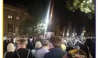 تجمع مردم همدان در اعتراض به کمبود آب 