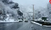 ریزش بهمن در جاده چالوس فاجعه آفرید