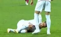 حرکت قشنگ ملی‌پوشان ایران به یاد پورعلی‌گنجی 