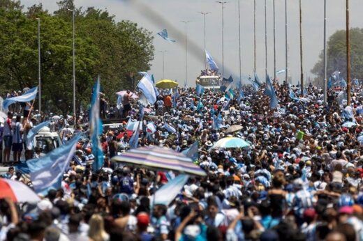 زخمی شدن حداقل ۸ نفر در جشن قهرمانی آرژانتین