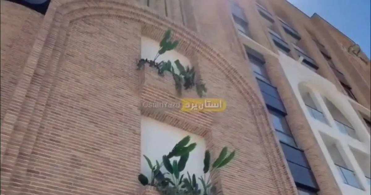 شاهکار معماری اصیل ایرانی در نمای یک ساختمان نوساز