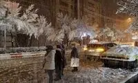 برف در این نقطه از تهران حسابی دردسرساز شد