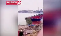  خروج حیرت‌آور کشتی از آب با فناوری باستانی