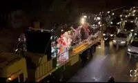 برگزاری یک مراسم عروسی پشت تریلی در تهران!