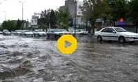 تصاویر تازه از سیل شدید در شهر یاسوج