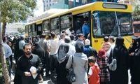 تصاویری از برخورد شدید اتوبوس با یک مسجد در اصفهان