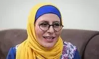 صورتِ بهت‌زده سوسن پرور در مراسم شهرام عبدلی