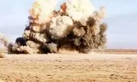 انفجار کنترل شده در محدوده شرق اصفهان