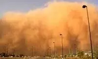 طوفان گردوخاک در راه این شهر!
