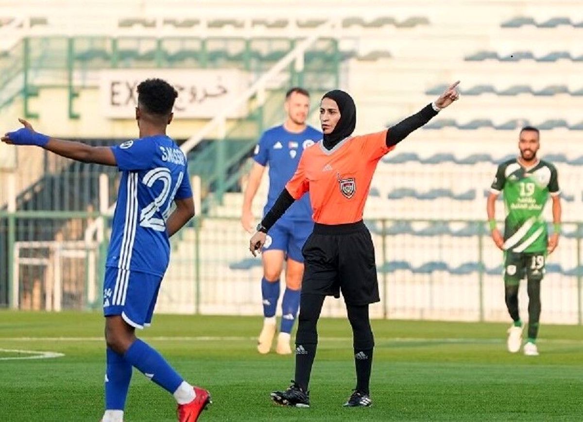 تاریخ‌سازی داور محجبه دیدار مصر و کیپ‌وِرد