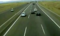 کلیپی از کل‌کل وحشتناک 4 خودرو که وایرال شد