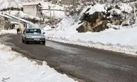 بارش برف پاییزی در جاده‌های ۶ استان کشور 