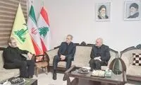 حضور پزشکیان در دفتر حزب الله لبنان در تهران