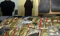 دستگیری زوج قاچاقچی با محموله بزرگ مواد مخدر
