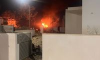 تصویری از ساختمان نظامی اسرائیل بعد از حمله ایران