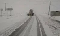 بانه زیر بارش سنگین برف مدفون شد!