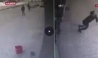 نجات معجزه‌آسای یک کودک از سقوط 
