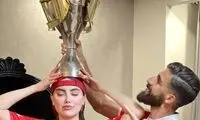 تصویری عاشقانه که همسر مدافع پرسپولیس منتشر کرد