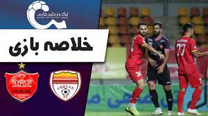 خلاصه بازی پرسپولیس 0-0 فولاد خوزستان