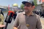 بازیگر سریال پایتخت در راهپیمایی امروز تهران
