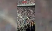  شعار «مسی مسی» هواداران بارسا در بازی با رئال 