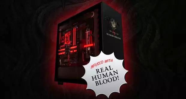 این کیس کامپیوتر، با خون انسان خنک می‌شود! 