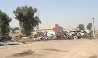 تصاویری که حشد الشعبی از ویرانه‌های حمله منتشر کرد