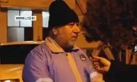  لحظه وقوع زلزله هنگام مصاحبه فرماندار خوی