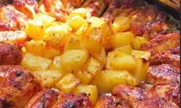 طرز تهیه خوراک بال مرغ طلایی و آبدار در فر