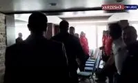 قهرمان پرآوازه کشتی، میهمان استقلال- نساجی