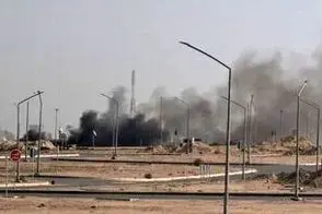 تصاویری از آثار حملات هوایی به بندر بوشهر