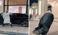 خوشحالی آقای داماد به سبکِ رونالدو!