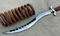 فرآیند ساخت یک شمشیر حرفه‌ای با استفاده از فنر قدیمی