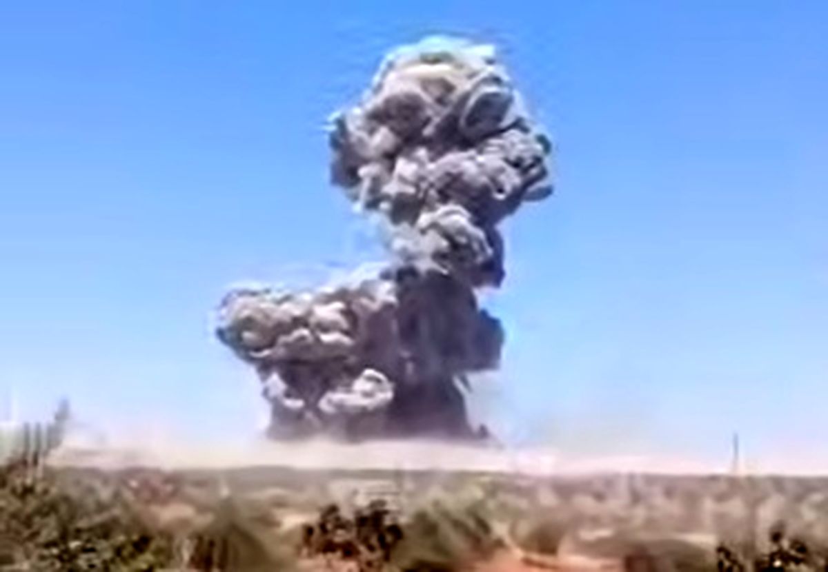انفجار مهیب در ادلب سوریه