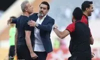ژست‌ خاص یحیی گل‌محمدی بعد از برد گل‌گهر