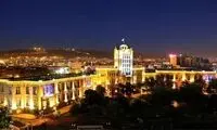 آتش‌سوزی شدید در میدان ساعت تبریز