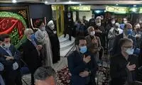 تصاویری از به سوگ‌نشستن حسن روحانی