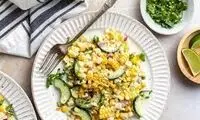 طرز تهیه سالاد خیار و ذرت، یک پیش‌غذای ناب
